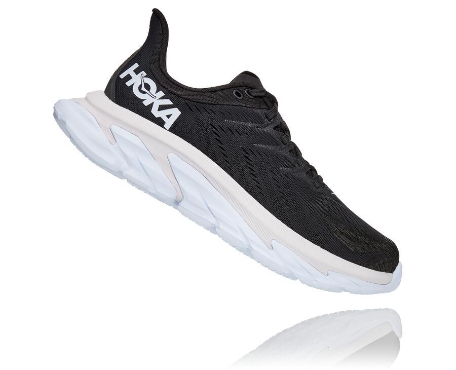 Hoka One One Løbesko Herre - Clifton Edge - Sort/Hvide - 053712IUW